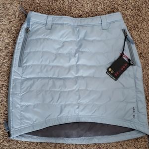 Skhoop Short Down Skirt Medium quilted Moonlight